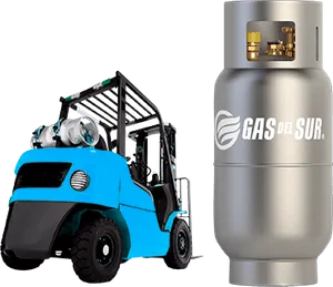 Cilindro de aluminio para grúa horquilla