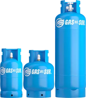 Cilindros de gas de 11, 15 y 45 kilos